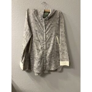 Lululemon| Gray Oversized Hooded Jacket  sz 6